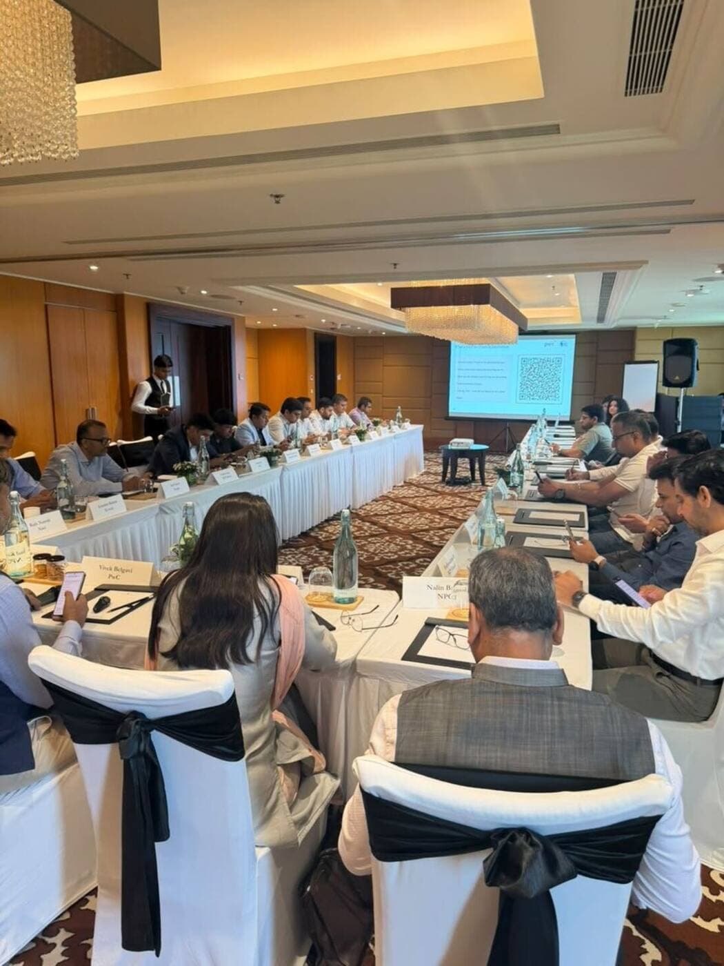 Roundtable session with leaders from across the region